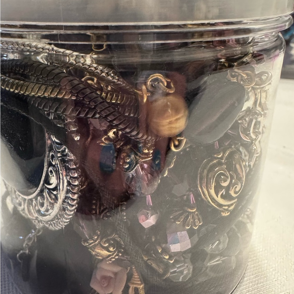 Gothic Glam Mystery Jewelry Jar